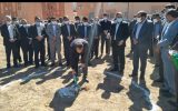 کلنگ زنی شبکه فاضلاب مسکن مهر نجف آباد