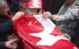 آئین رونمایی از پرچم حرم امام حسین( ع)درچرام+تصاویر
