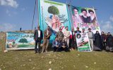 آئین روز درختکاری و گرامی داشت هفته منابع طبیعی در روستای تمبی شهرستان چرام برگزار شد+تصاویر
