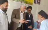 فرماندار چرام به پاس تکریم خدمات و مجاهدت های مذهبی طلاب و معمرین شهرستان ودرراستای تعظیم شعائر دینی و سنت حسنه، باروحانیون دیدارکرد