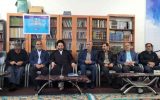 دیدار رئیس بنیاد شهیدچرام و همکاران با امام جمعه به مناسبت ۵مرداد سالروز اولین اقامه نماز جمعه انقلاب