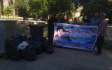 پاکسازی باغ چشمه بلقیس توسط باشگاه کوهنوردی شهیدکاظمپورشهرچرام+تصاویر