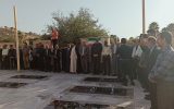 مراسم ملی میهمانی لاله ها در گلزار مطهر شهدای شهرک چرام+تصاویر