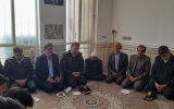 حضوراعضای شورای اداری چرام به همراه فرمانداردرمراسم مادرشهیدقبادی