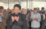 عیدی باشهدا همراه با برگزاری نمازجماعت ومحفل انس باقرآن +تصاویر