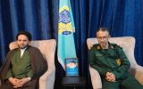 دیدارنوروزی فرمانده و بسیجیان گردان ۴۸۸ امام سجادشهرستان چرام با امام جمعه چرام+تصاویر