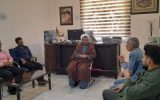 رئیس بنیادشهیدشهرستان چرام بادادستان چرام دیدارکرد